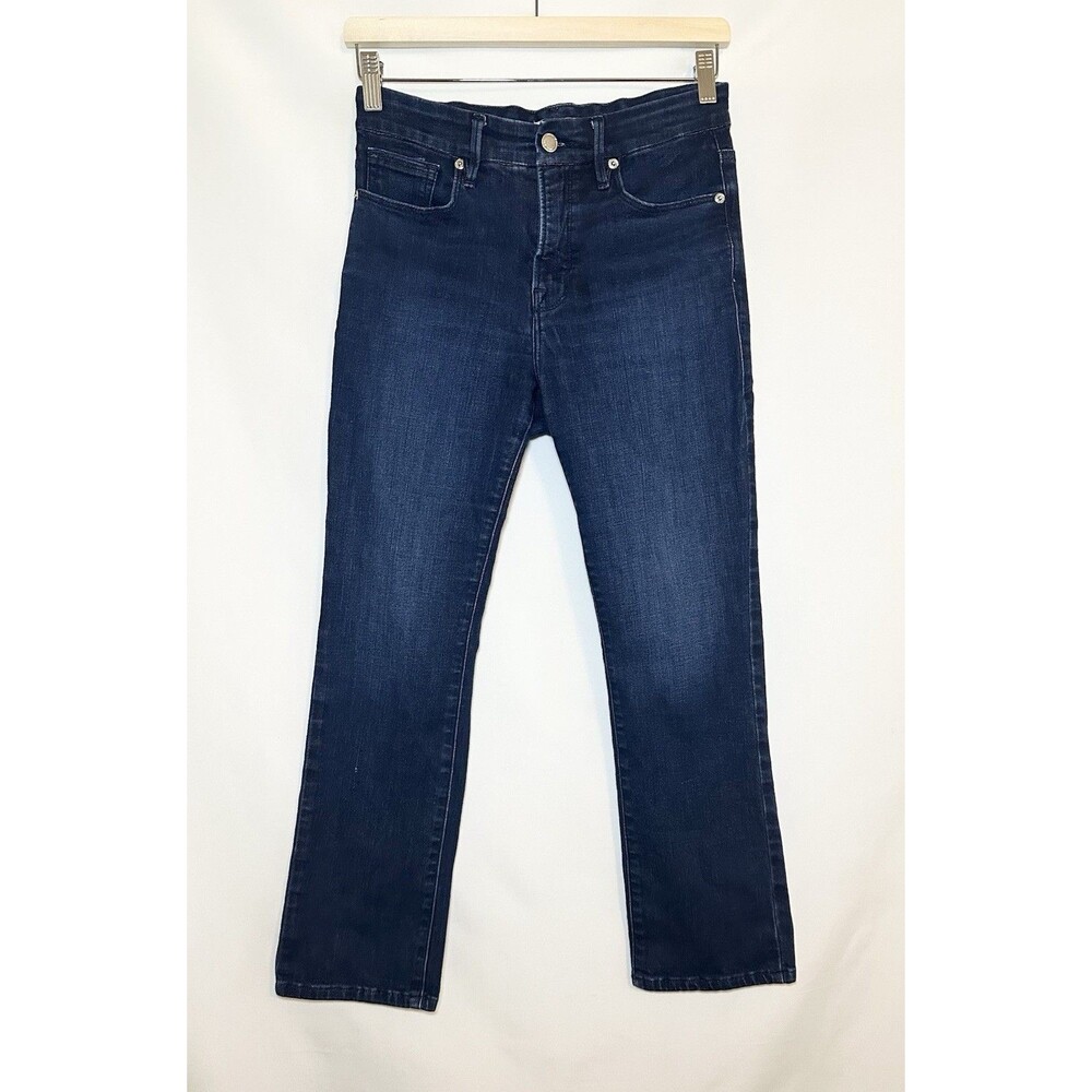Good American Blue Jeans‎ Denim Straight Leg Stretch Women's 4/27